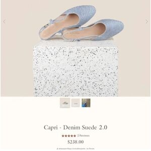 Stylish Denim Suede Women's Flats